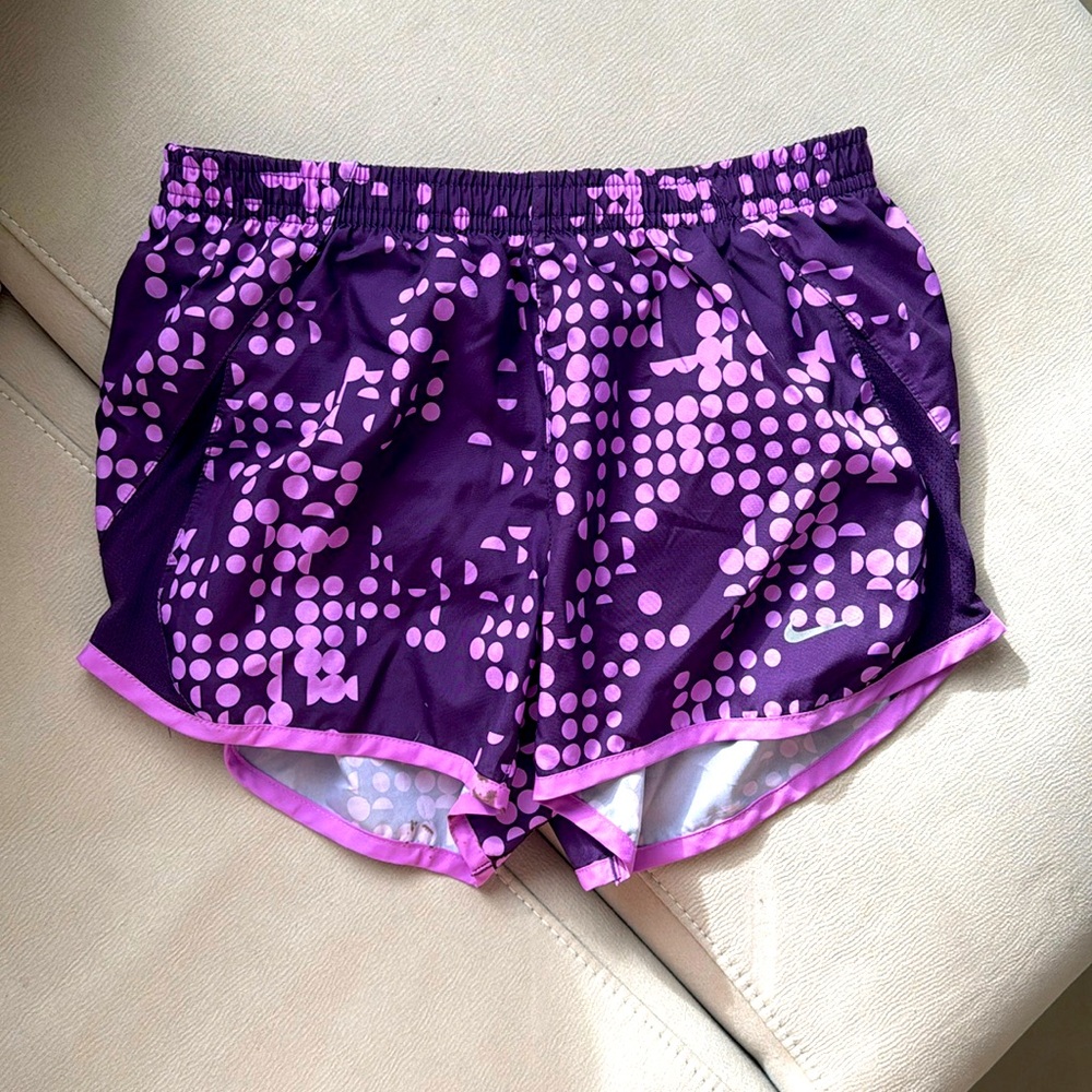 Nike Purple with pink Running Shorts Size XS, Barely used